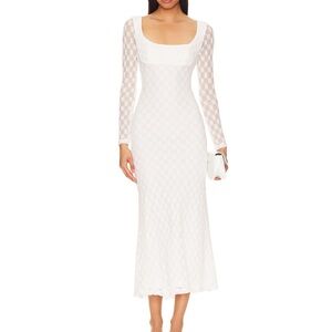 Bardot Adoni Midi Dress in White